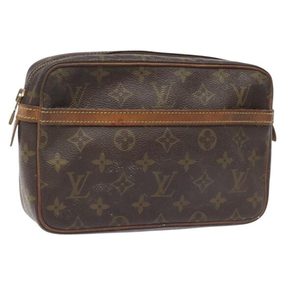LOUIS VUITTON Monogram Compiegne 23 Clutch Bag M51847 LV Auth yb775 - Picture 1 of 13
